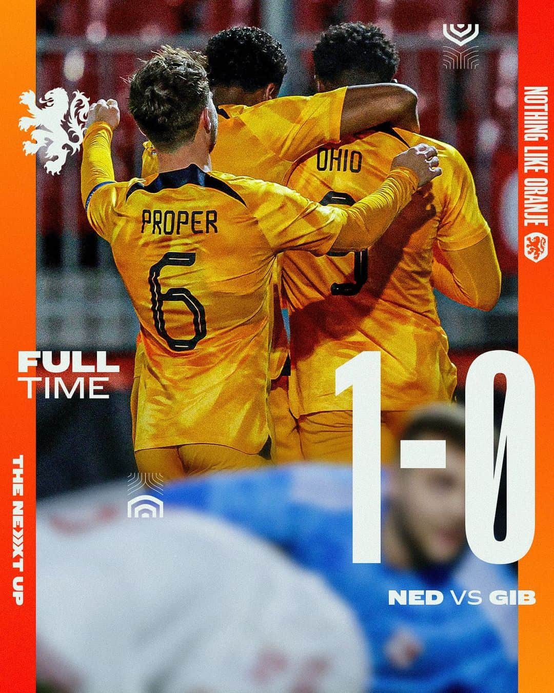 サッカー オランダ代表チームのインスタグラム：「+𝟑! 👊  #TheNextUp #NEDGIB」