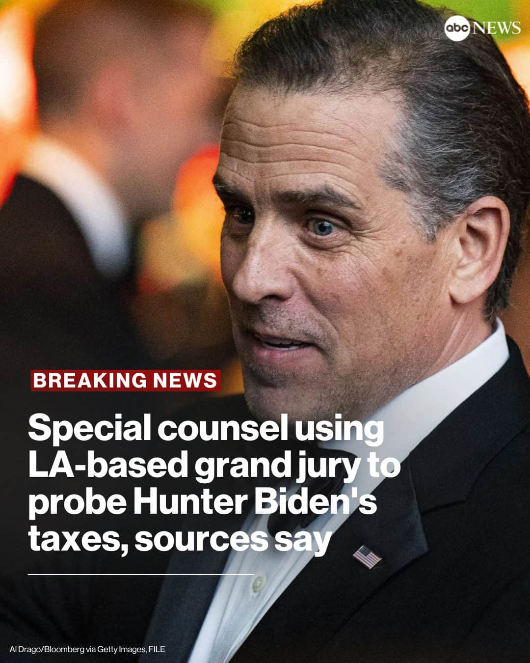 ABC Newsのインスタグラム：「Special counsel David Weiss is using a Los Angeles-based federal grand jury to pursue its yearslong investigation into Hunter Biden's tax affairs, sources familiar with the matter confirmed to ABC News.  Read more at the link in bio.」