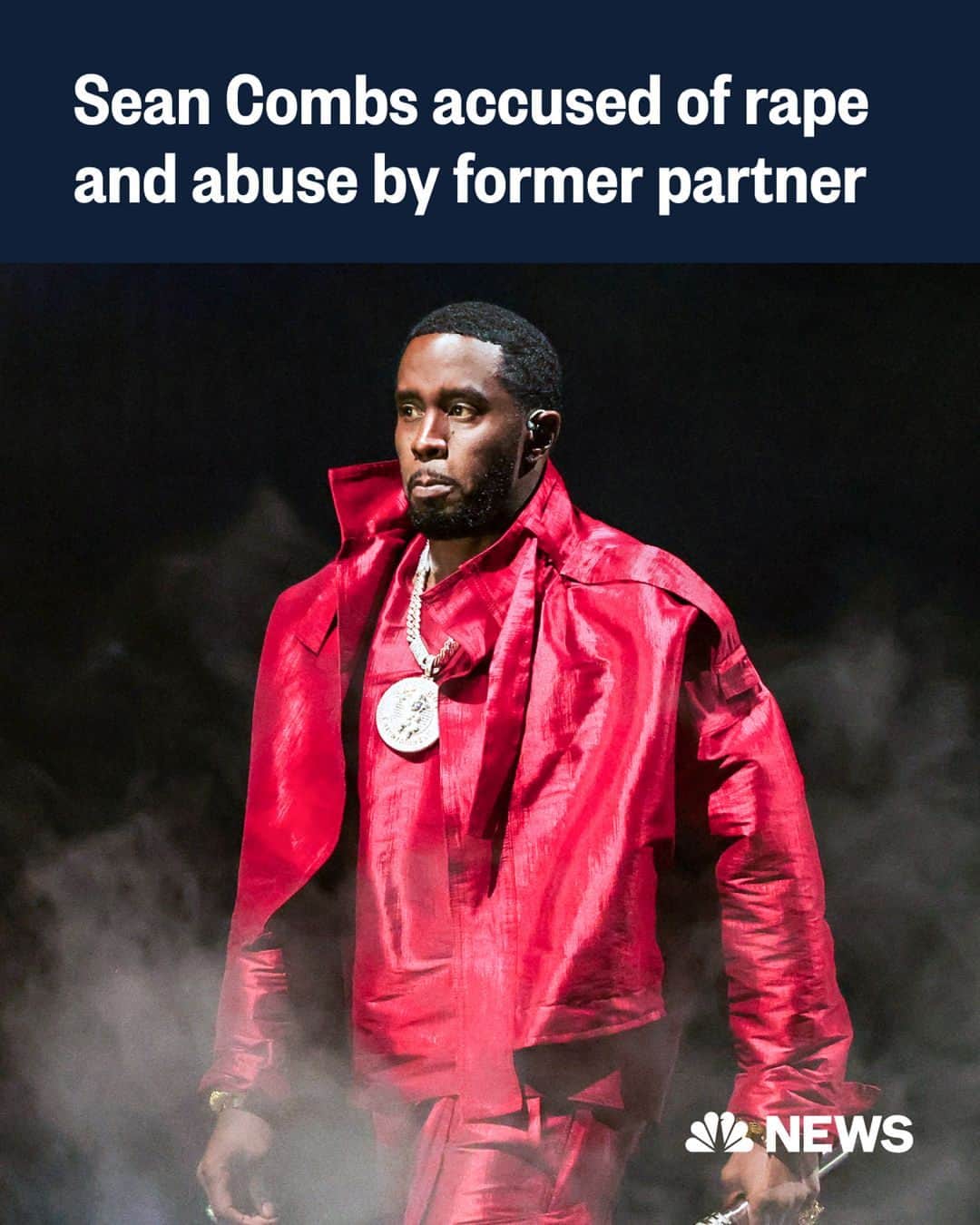 NBC Newsのインスタグラム：「BREAKING: Sean Combs, the rapper more commonly known as Diddy, has been accused of rape and abuse by his former romantic partner Cassie, in a complaint filed in Manhattan federal court.  Cassie, a singer and entertainer whose full name is Cassandra Ventura, alleged in a complaint filed in Manhattan federal court that Combs raped and physically abused her — including punching, beating, kicking and stomping on her — over the course of their relationship.  Read more at the link in bio.」