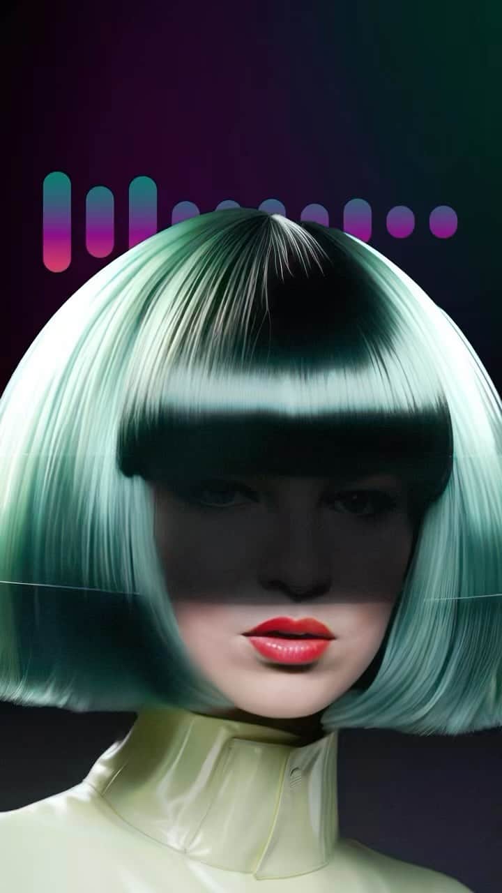 シーアのインスタグラム：「Sia is thrilled to be a #YouTubePartnerTester on Dream Track, a brand new experiment using artificial intelligence. Dream Track allows select creators to make 30 second clips using an artist’s AI generated voice for @youtube Shorts, with just a few words for the prompt 🤯 - she can’t wait to hear the creations that are made using her voice! 💞🎶 - Team Sia」