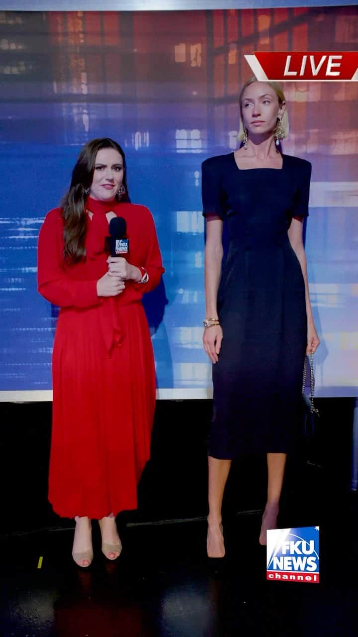 アレクシスビッターのインスタグラム：「FKU News hit the streets for some fashion news.」