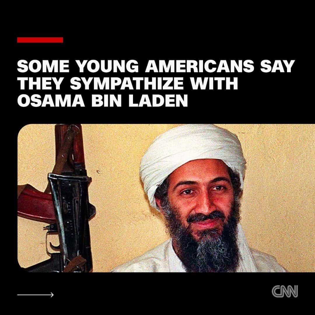 CNNのインスタグラム：「Dozens of young Americans have posted videos on TikTok this week expressing sympathy with Osama bin Laden, the notorious terrorist who orchestrated the September 11 attacks, for a two-decade-old letter he wrote critiquing the United States, including its government and support of Israel.  The letter, which attempts to justify the targeting and killing of American civilians, was first published in 2002. It began to recirculate this week on the social media platform, and videos on the topic had garnered at least 14 million views by Thursday. Many of the videos, which supported some of Bin Laden's assertions and urged other users to read the letter, were shared in the wider context of criticism of American support for Israel in its ongoing war against Hamas.  TikTok said on Thursday that videos promoting the letter violate its rules against "supporting any form of terrorism." The company said the number of videos promoting the letter were "small" and added "reports of it trending on our platform are inaccurate."  Read more at the link in our bio.  📷: Stringer/AFP/Getty Images」