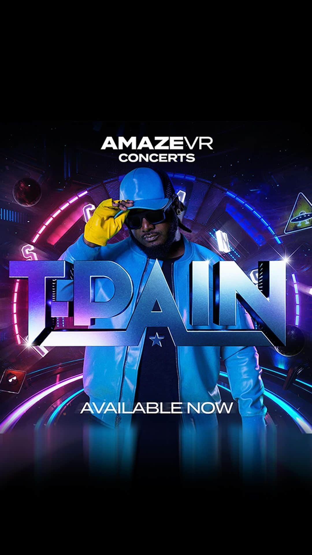 T-ペインのインスタグラム：「Check out my new song She’s A Vibe! 🚀 Exclusively available on the AmazeVR Concerts app via Meta Quest Applab & Pico! 🛸👽 For more information, visit https://amazevr.com/tpain  #FarawayfromWiscansin #AmazeVRConcerts」