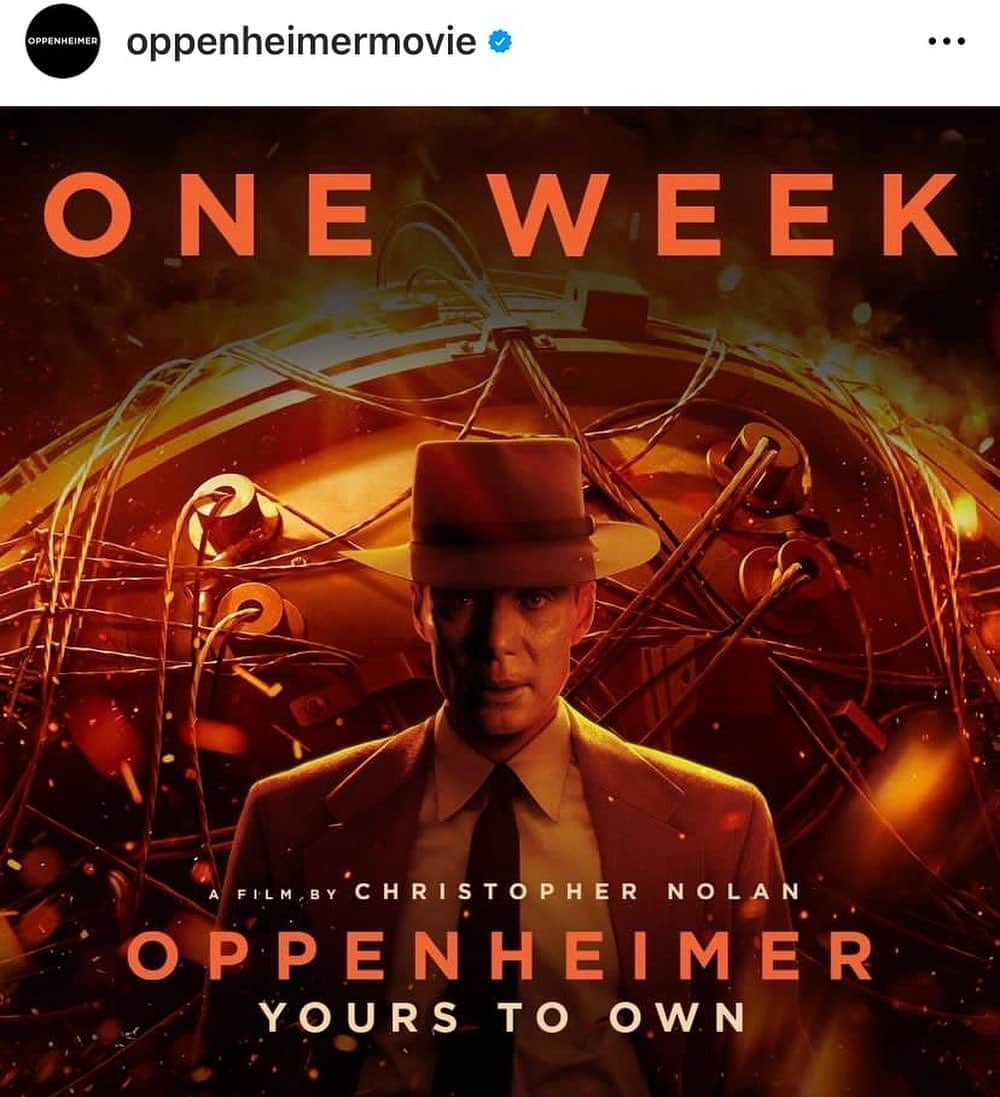 ブライス・ジョンソンさんのインスタグラム写真 - (ブライス・ジョンソンInstagram)「Okay, so I forgot to tell you guys before the Sag/Aftra strike happened but… I WAS IN OPPENHEIMER!!! 🤗 - I played an Army Air Force Officer of the 509th Bomb Group, the only Atomic Bomb Squad at that time. Fun fact: it was the famed 509 that was also tasked with picking up some strange mailable metallic debris at a supposed saucer crash just outside of Roswell, New Mexico back in July of 1947, only just two short years after the US dropped the first ever Atomic weapon. Pretty cool connection there. 🛸   Anyway, it was the opportunity and experience of a lifetime and if you haven’t seen the film yet, I highly recommend getting your own copy on November 21, 2023 and Pre-orders are available NOW! Get yours today , I already ordered mine😉( … the link is in my bio. Just click it!) and comment below and let me know what you thought! 👇🏼 . * Shout out to @theactorsconciergela for putting me on self tape! 👊🏼💎 . . . Follow: @oppenheimermovie  . . . #oppenheimer  #oppenheimermovie  #oppenheimermovie2023  #oppenheimerbluray」11月17日 9時24分 - mrbrycejohnson