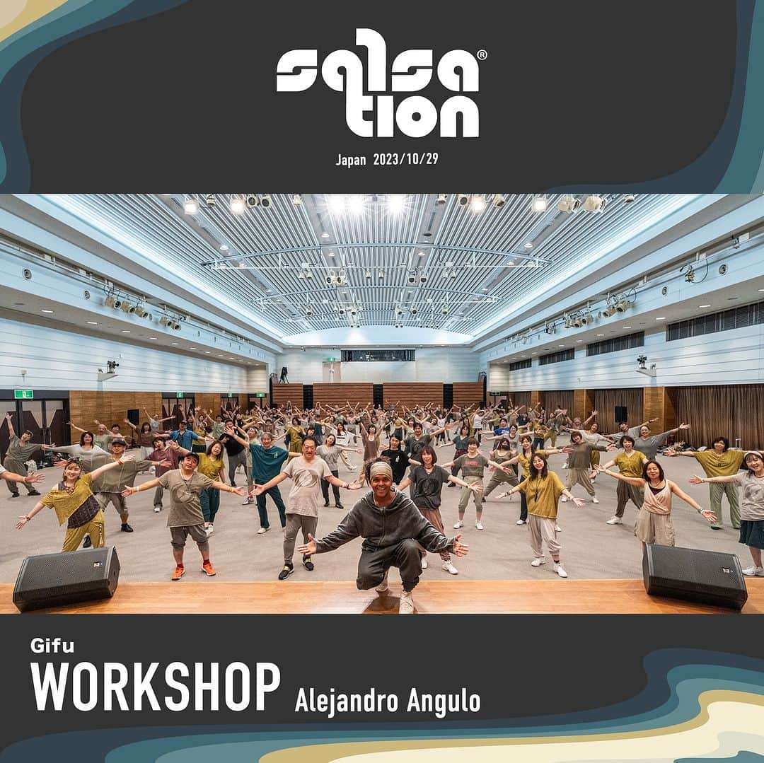 グレイス・カサリーノのインスタグラム：「2023.10.29(日)-岐阜県❤︎ SALSATION®︎ WORKSHOP with Alejandro Angulo❤︎  The experience learning about SALSATION®︎ with your heart❤︎  (STAFF) 鈴木法王・長縄泰典・山原里佳・松尾順子・吉田雅美・土井幸穂・岡本和寛・岡本ルリ子・竹村歩美・山田理恵・木村信代・岡本可菜・森尾祐子・家田麻衣・植田みどり・永吉恵子・伊藤功・神村多美恵  (HOST) Miyuki  #salsation #salsationfitness #lovesalsation #salsationjapan  #eventhostjapan #結yui #salsationwear #wearjapan #meraki #ubuntu #ikigai #truelove」