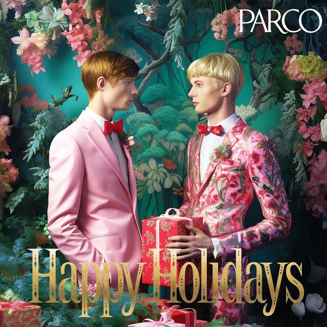 名古屋パルコのインスタグラム：「●テキスト PARCO HAPPY HOLIDAYS  パルコのHAPPY HOLIDAYSキャンペーン広告が10月30日（月）公開されました。 本広告ではLA在住の「木之村美穂(STUDIO DOG代表)」をクリエイティブディレクターに迎え制作。 またデジタルクリエイターには同じくLAで活動する世界トップクラスのAI・デジタルクリエイター「Ai-Editorial – Christian Guernelli」を日本企業で初めて起用しました。  最先端の画像生成AIを駆使したファッション広告として、実際のモデル撮影は行わず人物から背景にいたるまで、プロンプト（画像を生成するための言葉）から構成され、グラフィック・ムービーの他、ナレーション・音楽も全て生成AIにて作成しています。 トップレベルのAIクリエイターによる、モード感のあるAIを使った新しい表現のファッション広告として、パルコのホリデーシーズンを盛り上げます。  *生成AI（Generative AI）とは、機械学習の一分野で、データの生成や合成を行うAIシステムです。入力データを元に新しいデータを生成することができ、例えばテキスト、画像、音声、ビデオなどの多くの異なるメディア形式で利用されます。生成AIは、自動的なデータ生成、クリエイティブなタスクの支援、異常検出、新しいアイデアの発見など、さまざまな分野で活用されています。  https://parco.jp/happy-holidays/  Creative Director : 木之村美穂 Miho Kinomura（STUDIO DOG GK） AI Digital Creator : Ai-Editorial - Christian Guernelli Production : STUDIO DOG GK / TYO Inc Sound Design : TAITO OTANI Producer : 馬詰正（TYO Inc） PM : 福家楓（TYO Inc） Post Production : Studio Interfield  #パルコ #PARCO #広告 #アート #クリエイティブ #GenerativeAI #生成AI #画像生成AI #ファッション #Fashion #HAPPYHOLIDAYS #ハッピーホリデー #PARCOHAPPYHOLIDAYS #クリスマス #Christmas #2023」