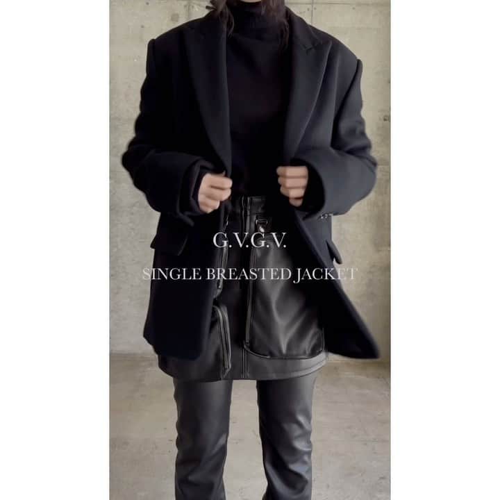 G.V.G.V.のインスタグラム：「SINGLE BREASTED JACKET  #gvgv」