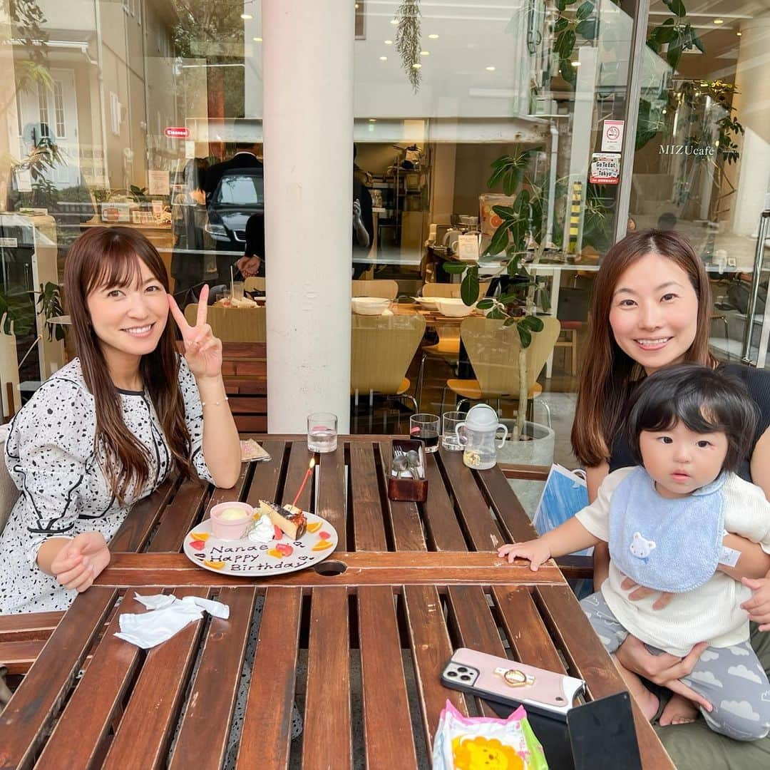 高沢奈苗のインスタグラム：「.  最近はお祝いして貰える機会が多くて幸せ者です💖😌🕊️  前までは一緒にゴルフしてた仲間と、今はランチの頻度高め😜🍽️  ランチの時間が日々の楽しみ💛  この週は美穂ちゃん率高め❣️  NYから帰って来たなみちゃんとも久しぶりの再会ができて嬉しい🫶🩷✨  最近ストーリーズも投稿も食べ物率高め🙏😅  .  .  #ランチ #ゴルフ仲間 #ありがとう❤️」