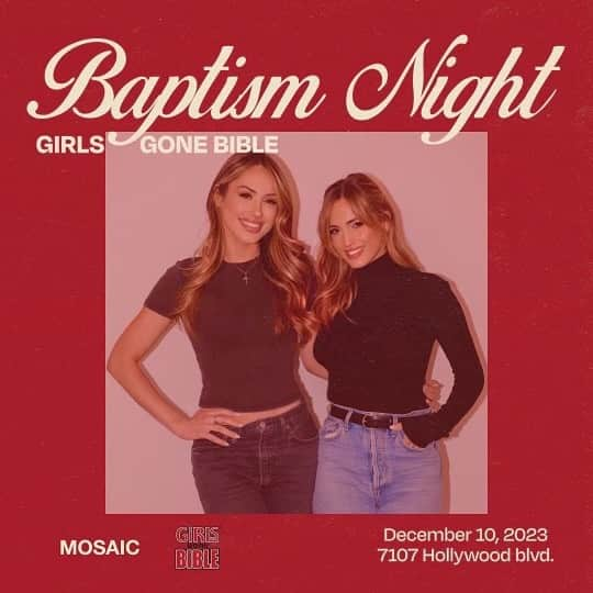 アリエル・ライッツマのインスタグラム：「GGB BAPTISM ♡ December 10th at @mosaichollywood 6PM rsvp at the link in bio. come hang out with us. come get baptized. come worship Jesus. we love you guys so much & could cry at the thought of meeting you」