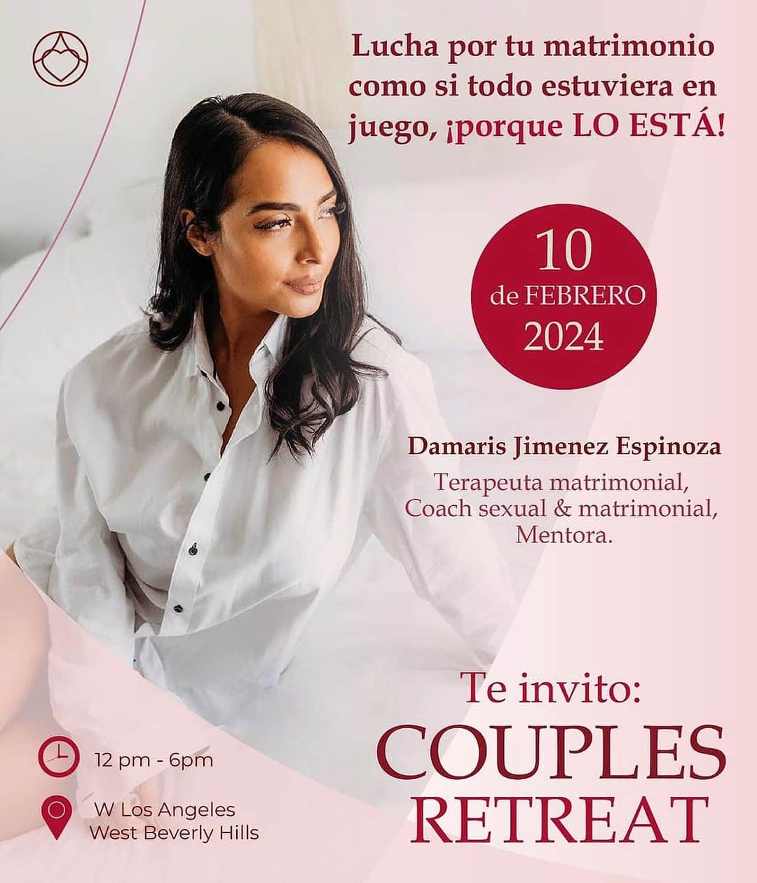 アレハンドラ・エスピノーザのインスタグラム：「Vale la pena luchar por nuestros matrimonios 🫶 no es porque sea mi hermana pero la verdad es MUYY buena en lo que hace, el 10 de febrero tiene su primer conferencia en Los Ángeles (en mis historias esta el link) hay cupos limitados y solo entre los puros hermanos ya somos 10 parejas 🤭🤭 asi que aparten su espacio, la vamos a pasar bien y lo mas importante salir de ahi con un matrimonio mas fuerte que nunca ♾️ @damarisjimenezespinoza」