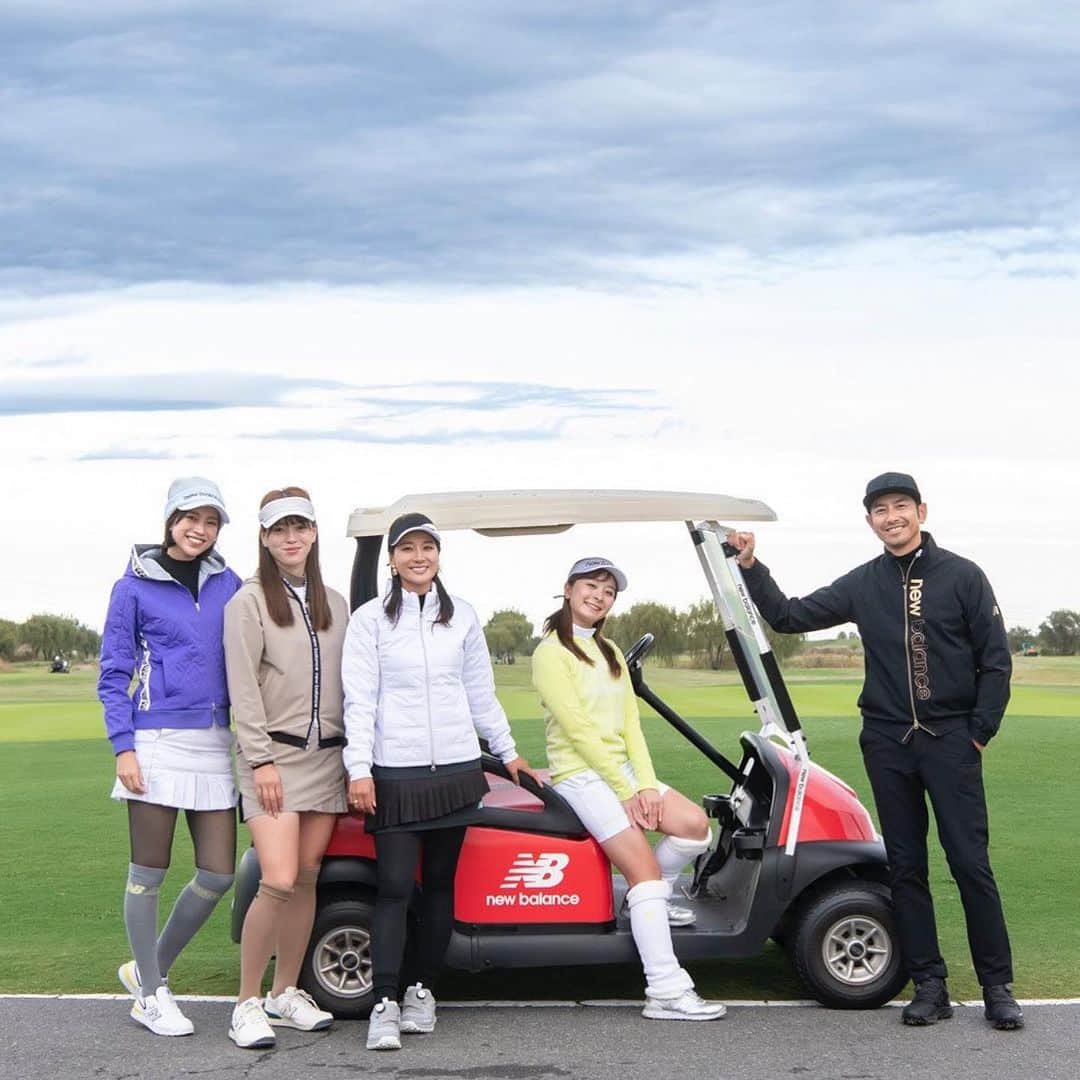 杉山美帆のインスタグラム：「ニューバランスのイベント🥰🫶🏻 @newbalancegolf_japan   本当毎回楽しい会🤣ずーっと笑ってた🫶🏻 関東エリアから始まり、九州、関西、東海エリアでも開催されるので、参加される方はお楽しみに〜🥰  #バイトするならエントリー #zenken #myアセット #ニューバランスゴルフ #newbalancegolf」