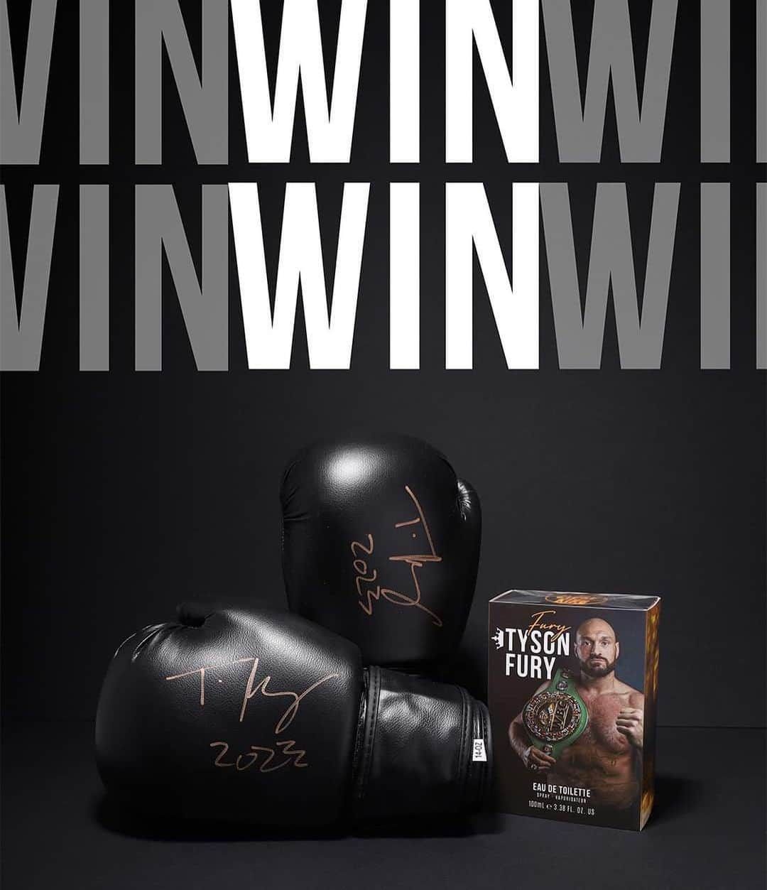 タイソン・フューリーのインスタグラム：「*Giveaway now closed. Winner is @_the_hoy_ . An instagram DM has been sent to you.*   GIVEAWAY 🥊 We’re giving you the chance to #WIN a signed Boxing Glove by the Gypsy King himself. PLUS the brand new Fury by Tyson Fury Fragrance.   To Enter:  🥊 LIKE this post  🥊 TAG a friend   Must be following @tysonfuryfragrances 👈🏼   *Giveaway closes 24.11.23 14:00 GMT. Winner will be selected at random and contacted by @tysonfurygrances.  This giveaway is in no way affiliated or endorsed by Instagram. UK only*」