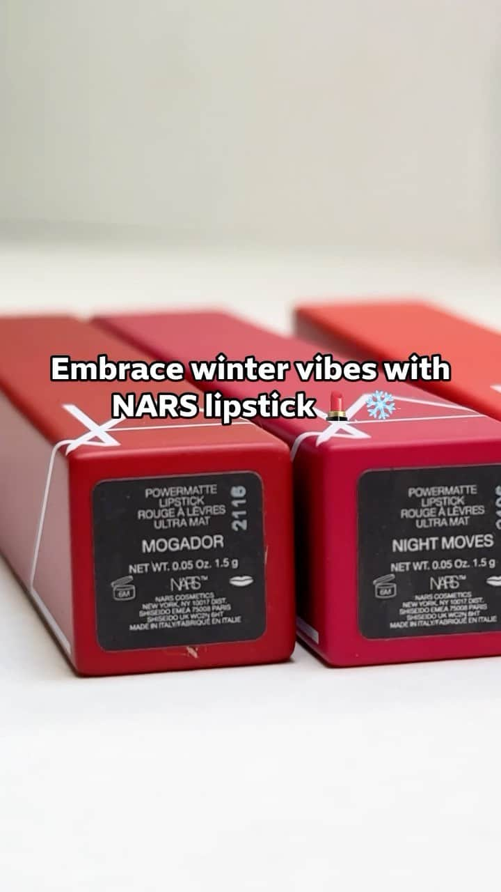 Makegirlzのインスタグラム：「الشتا داخل! هالدرجات من نارس بتناسب ستايلكم أكيد. 💄❄️   Winter is here! These NARS shades suit you with effortless style. 💄❄️  makeup #mascara #makeuphack #makeupoftheday #mascarahack #makeuptime #lashes #lashhack #makeuplooks #mac #maccosmetics #boutiqaat」