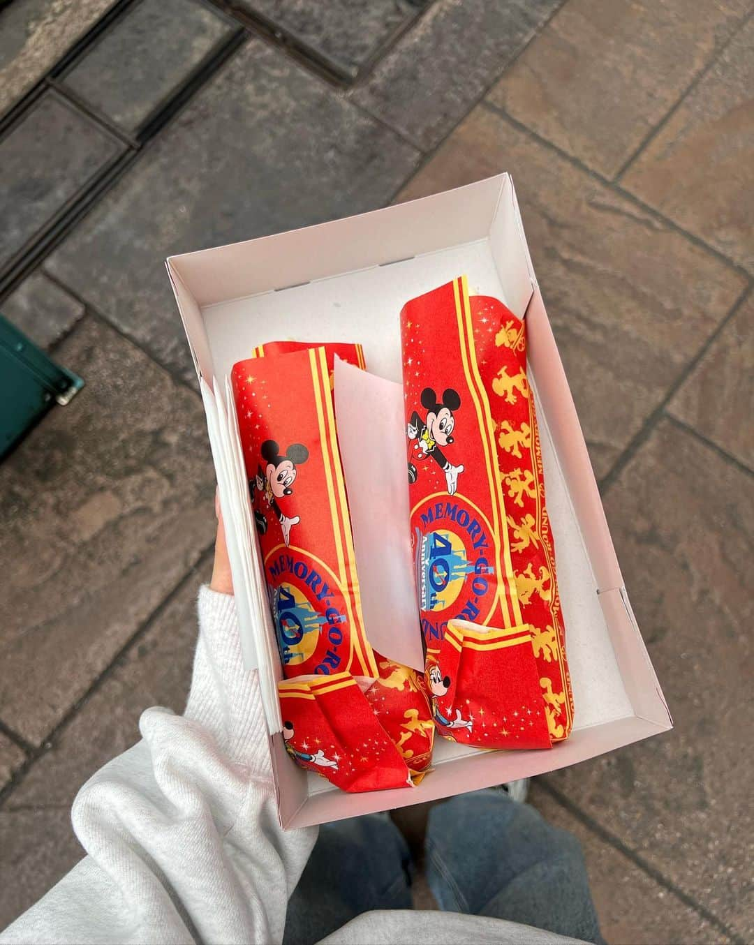 宮崎葉さんのインスタグラム写真 - (宮崎葉Instagram)「40th DisneySea🎄 餃子ドッグ🥟 さいご野良ミッキーね🐭 #tokyodisneysea」11月17日 21時48分 - you_miyazaki