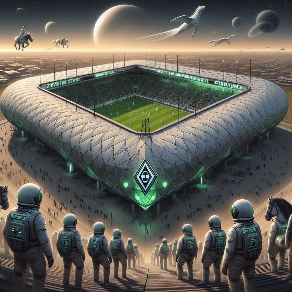 ボルシア・メンヒェングラートバッハさんのインスタグラム写真 - (ボルシア・メンヒェングラートバッハInstagram)「BORUSSIA-PARK meets AI 🤖   #dieFohlen」11月18日 0時00分 - borussia