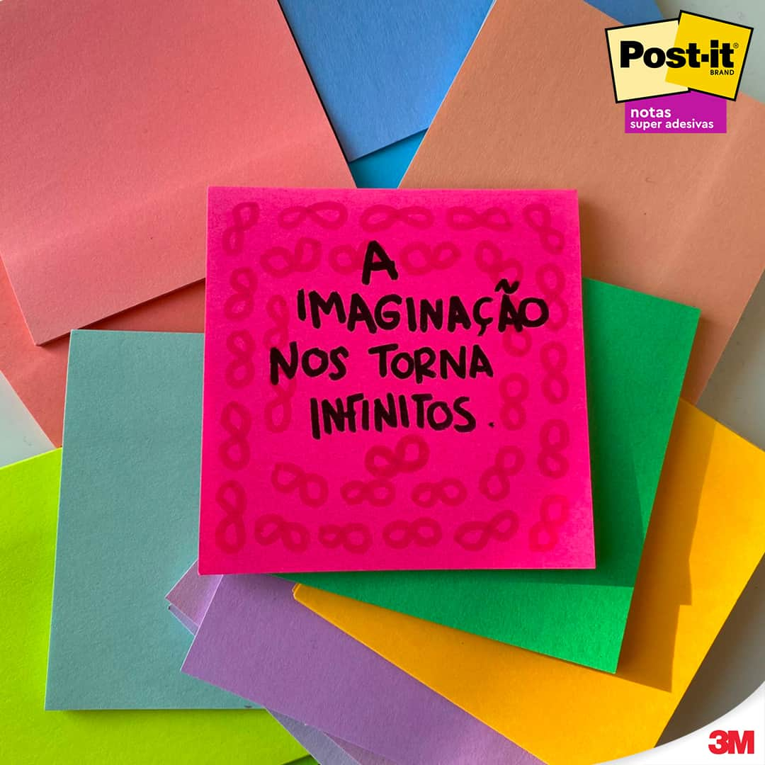 Post-it Brasilさんのインスタグラム写真 - (Post-it BrasilInstagram)「Sua imaginação pode te levar a lugares inimagináveis 🙌.  #SextaPositiva #LiberteSuasIdeias #Motivação」11月17日 22時00分 - postitbrasil