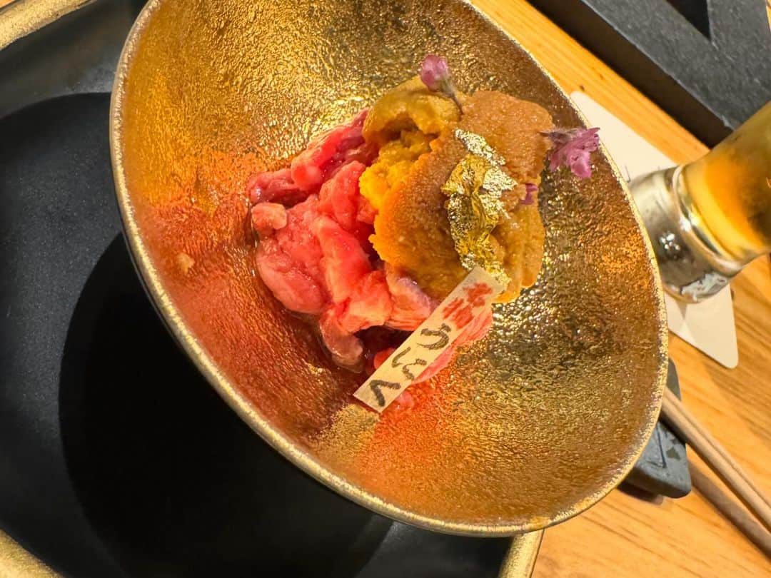 浅田斉吾のインスタグラム：「美味しかったです！  #但馬屋 #焼肉」