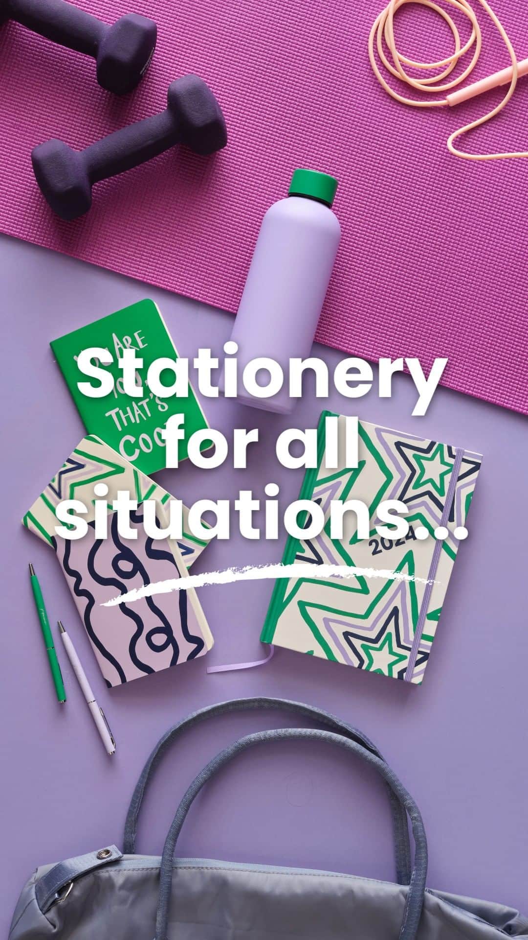 Tesco Food Officialのインスタグラム：「Happiness is… finding all your stationery needs at the end of an aisle. 🌈 ✏️ 📖  Whether you want a funky notebook for all your doodles or rainbow coloured pens to make meal-planning fun, we've got the stationery for you. Head to the link in the bio to find more. #Paperchase」