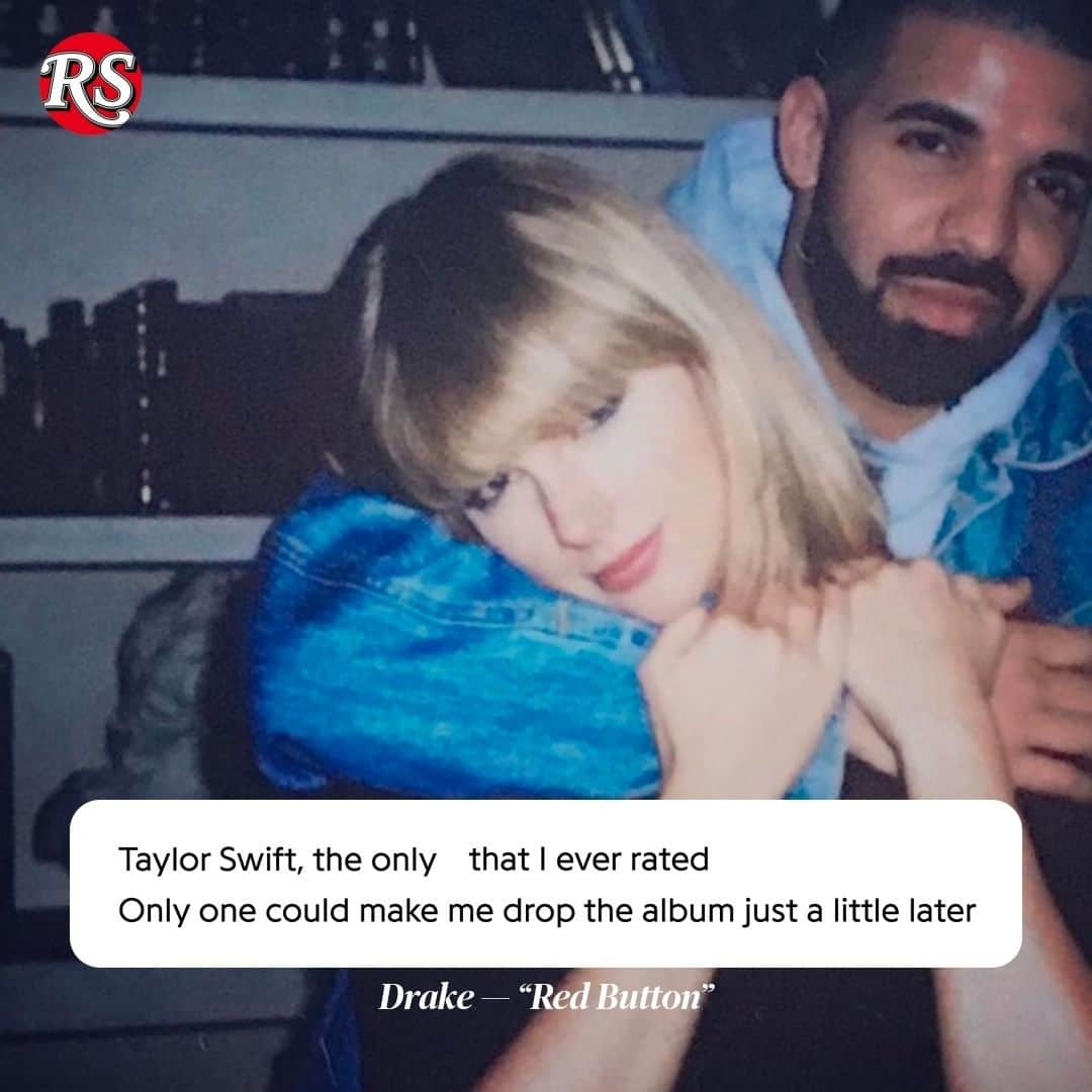 Rolling Stoneのインスタグラム：「Real recognize real. @champagnepapi @taylorswift」