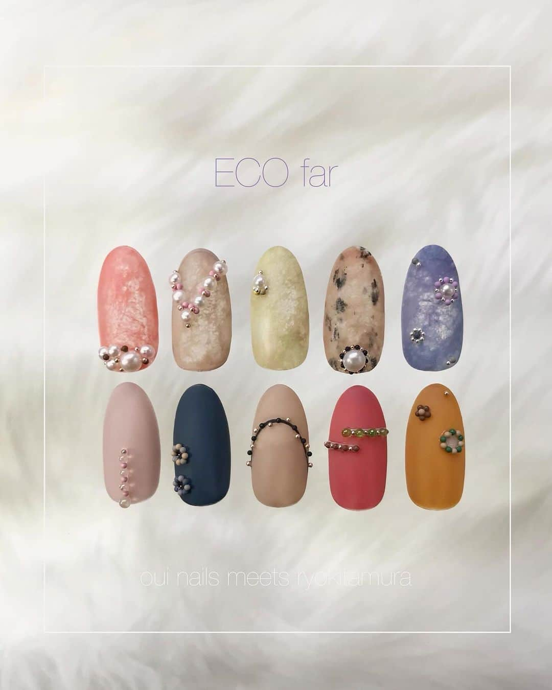 ryo kitamuraさんのインスタグラム写真 - (ryo kitamuraInstagram)「“ ECO far ”  NAIL EXPO 2023 - @ouinails_official ブース 🐻11月20日14:00  oui nailsのブランディングとカラーをイメージし、最大限に表現したファッションとリンクのしやすいファーデザイン🐻 サロンにある素材を簡単にネイルデザインにできて、モコモコフワフワなエコファーが作れます🪡  ぜひみんな遊びに来てくださいね😚  #farnails#gelnails#naildesign #winternails#冬ネイル#モコモコネイル」11月17日 14時48分 - ryo_kitamura