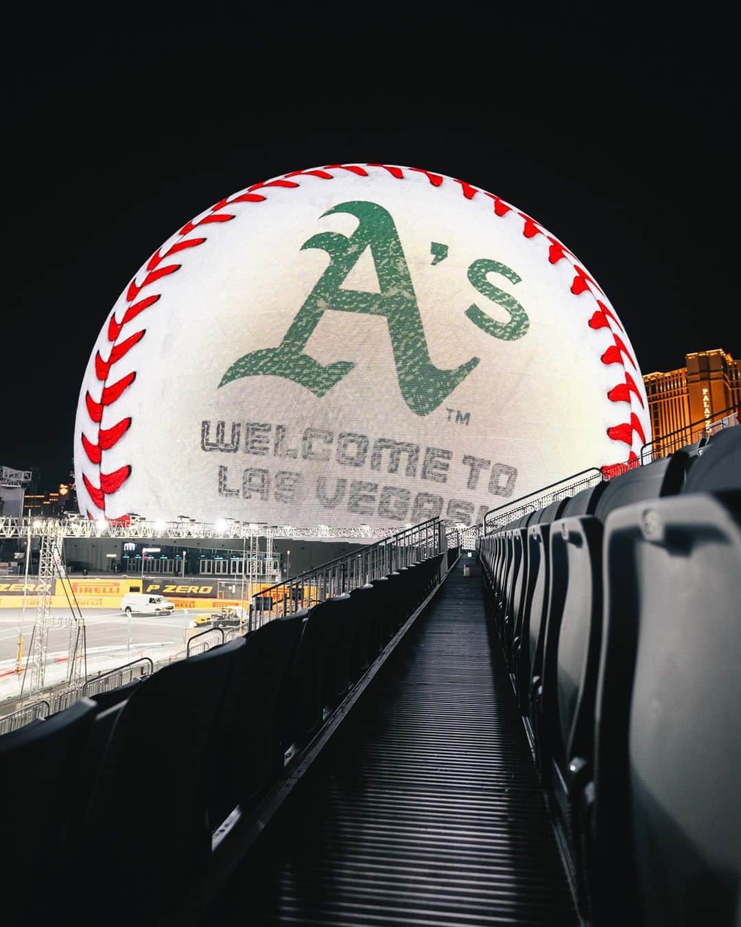 オークランド・アスレチックスのインスタグラム：「⚾️👀」