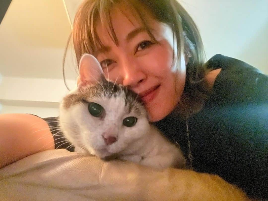 坂本美雨さんのインスタグラム写真 - (坂本美雨Instagram)「過日の、うわき。 チョビの見てきたものははかりしれない。 これまで経験してきたいろんなことを教えてほしい。 どうぶつは人間のまるごとを見てる。」11月17日 16時09分 - miu_sakamoto