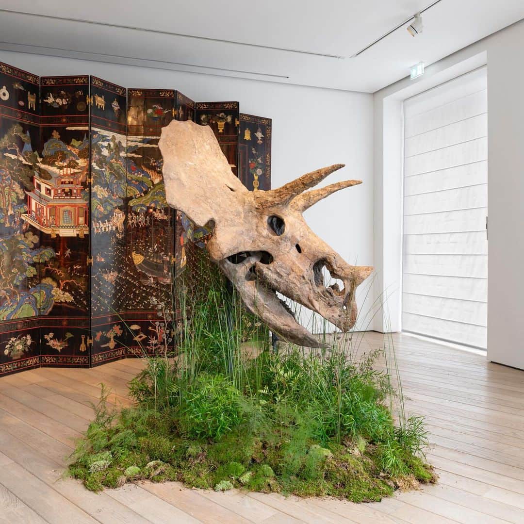クリスティーズのインスタグラム：「Explore 'The Exceptional Sale, Including masterpieces from the Rothschild Collections' at Christie's Paris until 21 November!⁣ ⁣ Properties from the various branches of the Rothschild family will be presented alongside works from the 19th century.⁣ ⁣ The sale features a royal guitar from the Louis XIV era, a twelve-panel Coromandel lacquer folding screen and an important Baroque 'Prunkuhr' clock.⁣ ⁣ 🗓The Exceptional Sale, Including masterpieces from the Rothschild Collections: Paris | Live Auction: 21 November 3PM CET.⁣ ⁣ 📸 © Jagna Ciuchta⁣ ⁣ @christiesparis #dinosaur #rothschild」