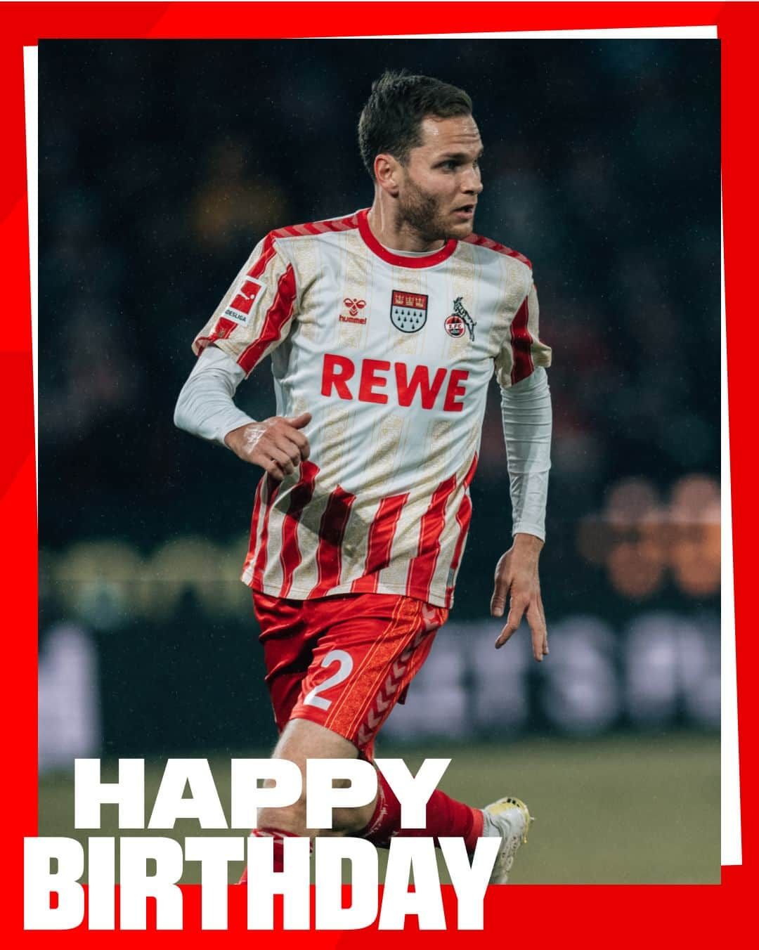 1.FCケルンのインスタグラム：「Benno Schmitz feiert seinen 29. Geburtstag. 🎂 Herzlichen Glückwunsch, Benno! 🎈 ___ #effzeh」