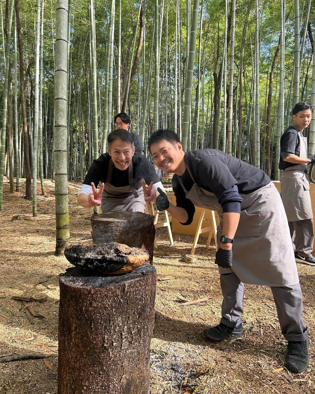 クリストフ・ルメールさんのインスタグラム写真 - (クリストフ・ルメールInstagram)「Une expérience culinaire incroyable dans une Foret de bambous grâce au chef Inoue du @ritzcarltonkyoto . Merci @gilles__perrin . #ritzcarlton #bambou #ルメール#clbycルメール #gastronomie#topchef」11月17日 17時33分 - christophelemaire_officiel