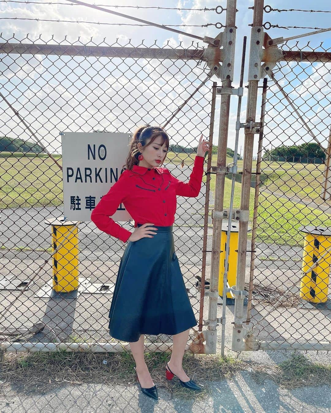 青野美沙稀さんのインスタグラム写真 - (青野美沙稀Instagram)「❤️‍🔥❤️‍🔥❤️‍🔥  #沖縄 #okinawa #ウエスタン #ウエスタンスタイル #westernfashion #westernstyle  #ウエスタンシャツ #ロカビリー」11月17日 17時41分 - misaki_aono