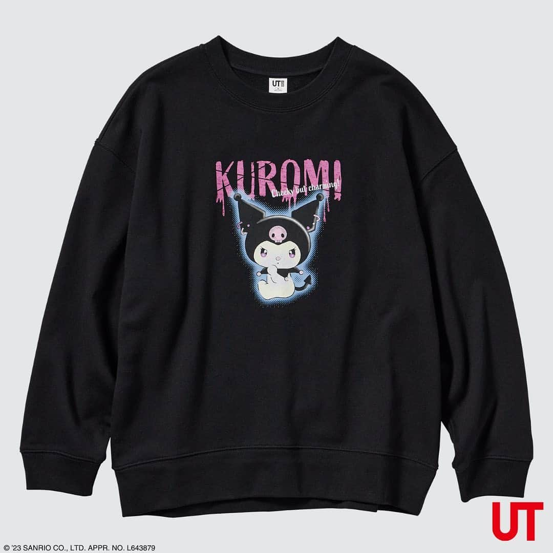 ユニクロのインスタグラム：「Sanrio characters UT   Beloved Cinnamoroll, Kuromi, and My Melody are now available in a gothic lolita style design with a sweet and spicy vibe.   Available Online + In All Stores from November 6th   @kuromi_project @uniqlo.ut #UT #WITHUT #UNIQLO #Kuromi #mymelody #sanrio #LifeWear   *The launch date and availability differ among regions.」