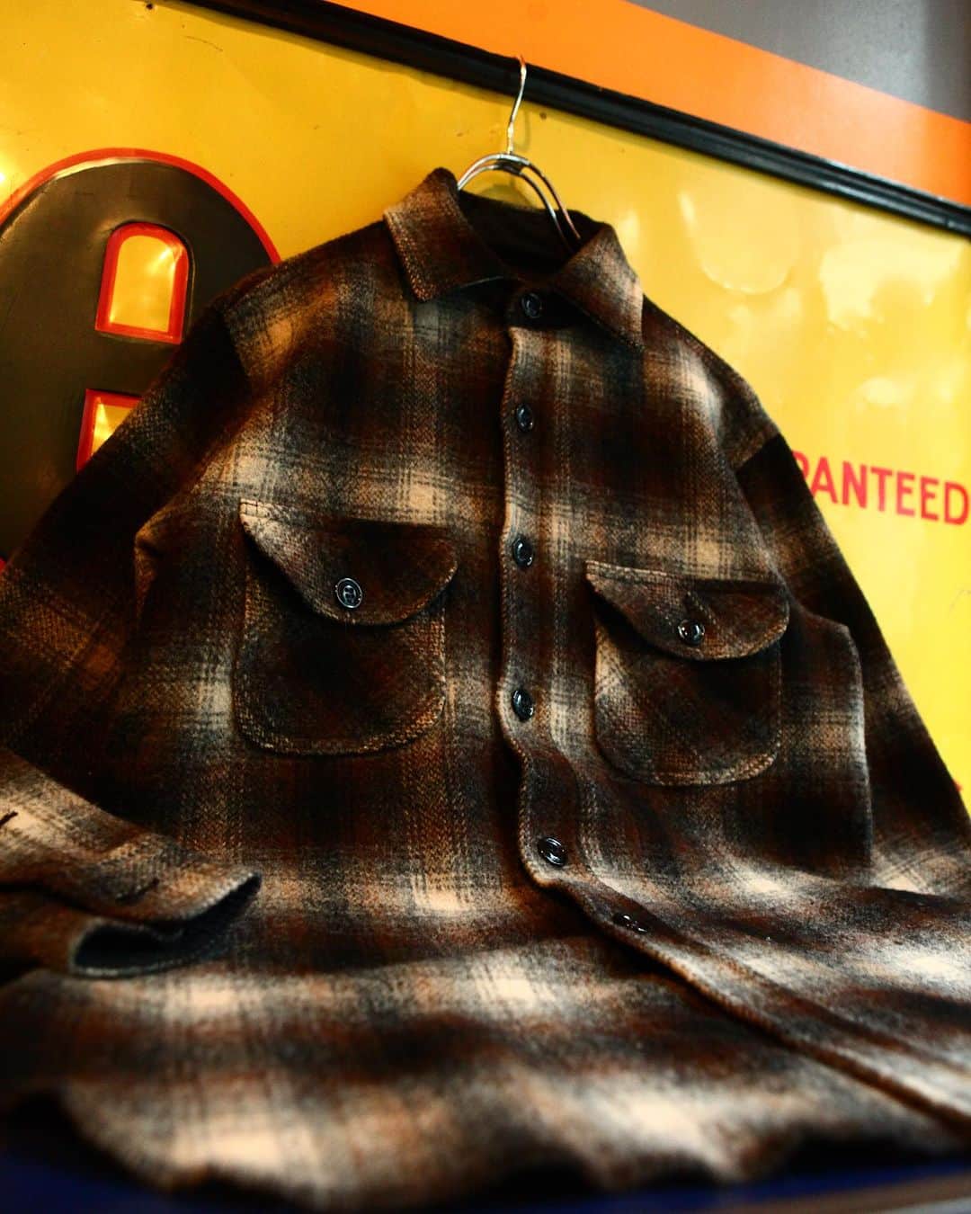 vostokのインスタグラム：「80s Johnson L/S Wool Shirt  細かい詳細は https://vostok.base.shop に掲載  #古着#vostok#forsale#vintage#vintagefashion#vintagestyle#usedclothing」