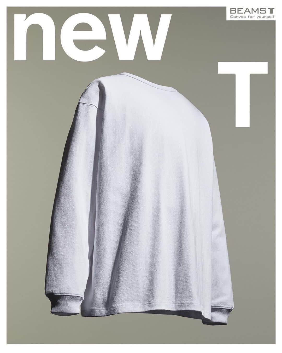 BEAMS Tさんのインスタグラム写真 - (BEAMS TInstagram)「… BEAMS T 『new T』 11.25（Sat）Release  Canvas for yourself  生地の風合いやカラーそのものを純粋に楽しむ。 魅力的なグラフィックやメッセージを載せる。 どちらにも適した理想のボディとして誕生した、 BEAMS T のオリジナルボディプロジェクト「new T」。 そのラインナップに、ロングスリーブT シャツ、  クルーネックスウェット、スウェットフーディーが 新たに加わりました。 私たちはブランクボディの品質と向き合い、 いろんな個性を映し出す「着るキャンバス」の可能性を もっともっと広げていきます。   Art Direction:@takahiro_yasuda @shinknownsuke  Copywriter:@r.suzuki  Photography:@makototakeuchips Retouch:@andytrowa  Design Assistant:@ufo_girl01  Styling: ART POSITION  Producer: @biscco @shinichiro_ohira Production Manager: @fukudatroyippei Production: @cekai_jp  @beams_t @beams_official #beamst #beams #newt #canvasforyourself #pr」11月17日 18時27分 - beams_t