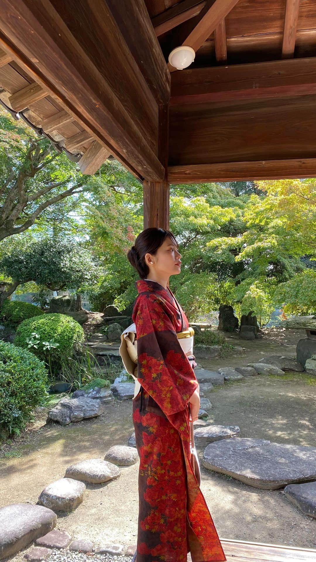 ほたるのインスタグラム：「着物ぶらり旅👘」