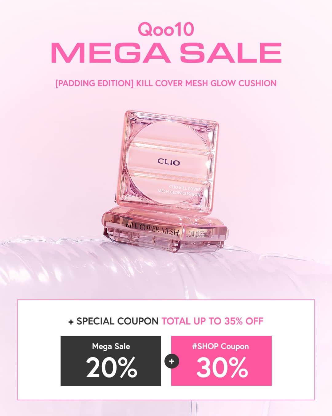 클리오 CLIO officialさんのインスタグラム写真 - (클리오 CLIO officialInstagram)「#qoo10jp MEGA SALE coming soon!  CLIO BRAND MEGA SALE COMING SOON!  BEST CLIO products will be on sale at the 𝐐𝐨𝐨𝟏𝟎 JP Mega Sale.  𝐐𝐨𝐨𝟏𝟎 𝐉𝐏 𝐌𝐞𝐠𝐚 𝐬𝐚𝐥𝐞 𝐩𝐫𝐨𝐦𝐨𝐭𝐢𝐨𝐧 2023.11.22 - 2023.12.03 (12days)  BIG SALE & SPECIAL COUPON👀🔍 ① CLIO BRAND ONLY, SHOP COUPON 30% OFF ( 11/22 . 11/26. 11/30 ) only for promotion set ② Qoo10 JP SPECIAL COUPON x 3 💌💌💌  #SHOP COUPON 30% off + SPECIAL COUPON 20% ofF ⭐️UP TO 50%⭐️  〰️ 𝗞𝗜𝗟𝗟 𝗖𝗢𝗩𝗘𝗥 & 𝗡𝗘𝗪 🖤 PRO EYE PALETTE AIR #100 glitter shower 🖤 KILL COVER MESH GLOW CUSHION 🖤 KILL COVER THE NEW FOUNWEAR CUSHION_mini 🖤 KILL COVER MESH GLOW CUSHION_mini  𝗟𝗜𝗣 𝗣𝗥𝗢𝗗𝗨𝗖𝗧𝗦 🖤 Crystal Glam tint #1~#12 ( NEW colors #9~#12) 🖤 Velvet Lip pencil 4 colors  〰️ 💖𝑶𝑵𝑳𝒀 𝟏 𝑫𝑨𝒀! 𝗕𝗜𝗚 𝗣𝗥𝗢𝗠𝗢𝗧𝗜𝗢𝗡 💖 2023.11.22 only for 1 day  PRO EYE PALETTE AIR #100 + [GIFT] MAGICAL BRUSH 1ea ✚ [ SPECIAL Gift ] Pro single shadow #g10 Pearlfection  2023.11.22  Qoo10JP CLIO BRAND BIG SALE 𝒄𝒐𝒎𝒊𝒏𝒈 𝒔𝒐𝒐𝒏!  #클리오 #CLIO #クリオ #proeyepaletteair #LIMITED #new #Proeyepalette #qoo10 #qoo10jp #eyemakeup #glitter #palette #kbeauty #KILLCOVER #tint #crystalglamtint #prosingleshadow #shadow #lippencil #mini」11月17日 18時44分 - clio_official