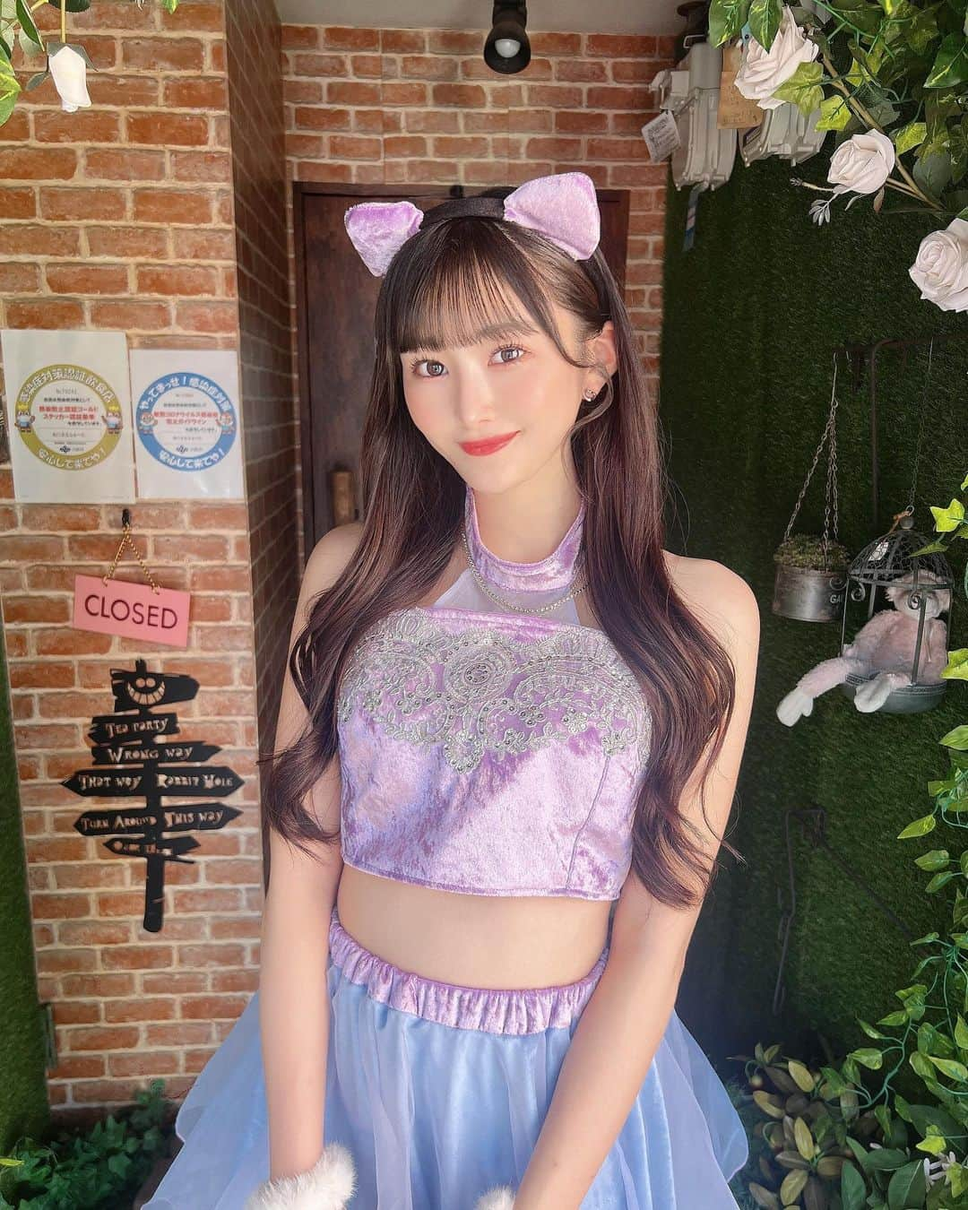 川上礼奈のインスタグラム：「. あにまるふぁ〜む新衣装🌟 全12種類ぜーんぶ可愛すぎるからチェック🤍 この衣装なにかわかるかな？🐱💜 #コンカフェ #コンカフェキャスト #コンカフェ嬢 #コンカフェ好きと繋がりたい #コンカフェ巡り #コンカフェ大阪 #西中島南方 #拡散希望 #コンカフェ求人 #コンカフェ募集 #キャスト募集」