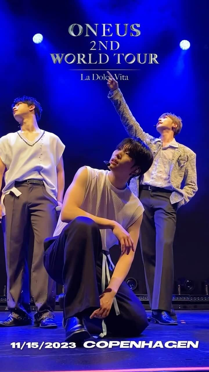 ONEUSのインスタグラム：「원어스(ONEUS) 2ND WORLD TOUR  [La Dolce Vita] in COPENHAGEN   #원어스 #ONEUS #La_Dolce_Vita #ONEUSWorldTour #2ndWorldTour #ONEUSinCOPENHAGEN」