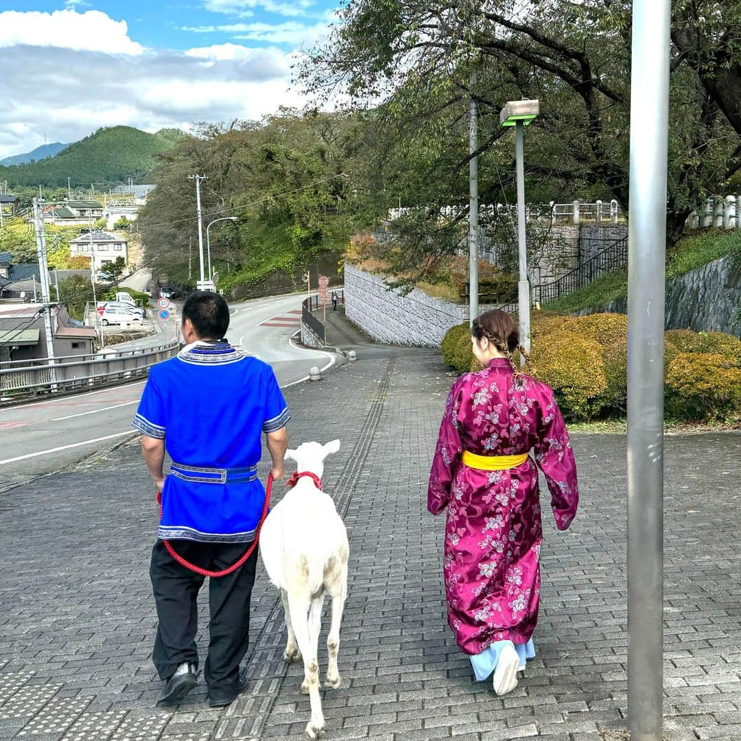 テレビ東京さんのインスタグラム写真 - (テレビ東京Instagram)「🐐  　今夜7時25分放送 　　 #ヤギと大悟  ┈┈┈┈┈┈┈┈┈  山梨県甲州市で雑草モグモグ旅🌈 ロケは７年ぶり✨ 妻で４児のママでもある #平愛梨 さんが初参戦‼️ 果たしてヤギ🐐と仲良くなることは出来るのか⁉️ 観光客殺到‼️ 大人気ぶどう園にアポなし訪問‼️ ポポ＆モロコシ、ぶどうの美味しさに目覚め、今までにない爆食いを見せる🍇  リアルタイム配信＆見逃し配信はこちらから✨ ➡️https://tver.jp/live/simul/lenegpo5xd  【公式Twitter】 https://twitter.com/yagitodaigo 【公式Instagram】 https://www.instagram.com/yagitodaigo/  主役 ヤギ(通称 #ポポ) 子ヤギ(通称 #モロコシ) 相方 #大悟(#千鳥)」11月17日 19時15分 - tvtokyo_pr