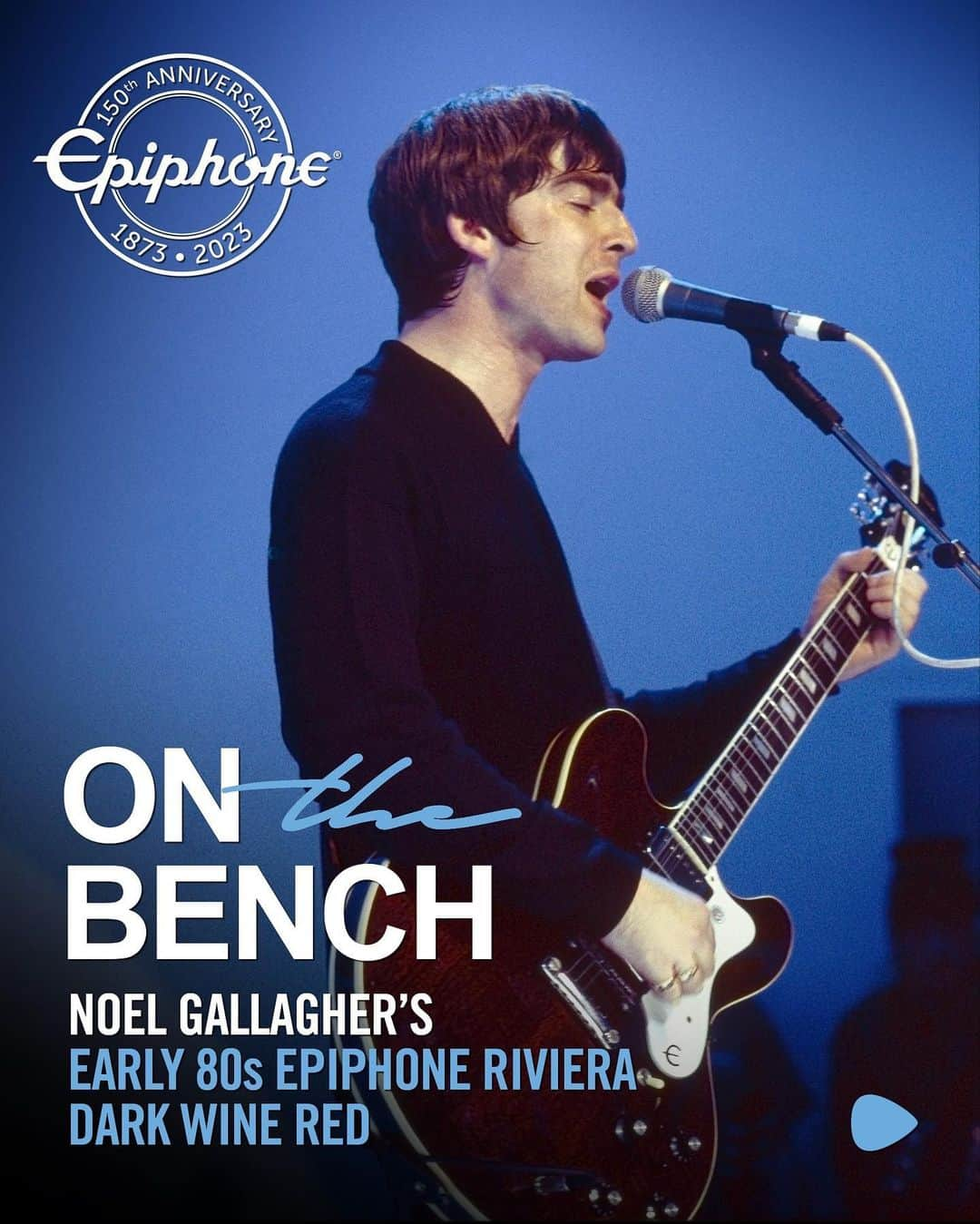 ノエル・ギャラガーさんのインスタグラム写真 - (ノエル・ギャラガーInstagram)「In celebration of 150 years of Epiphone, we've got Noel Gallagher's early 80s Epiphone Riviera #OnTheBench.  Swipe to read Noel's history with this guitar. ➡️  If you love this, you'll want to check out the @britishmusicexperience in Liverpool for the exhibition 'Epiphone 150th Anniversary: Featuring the Guitars of Noel Gallagher’, which is on now and includes this incredible guitar on display.   Running until 14 January 2024, the exhibition features a selection of guitars that Noel has kindly loaned from his private collection. To get your tickets for the British Music Experience, head to britishmusicexperience.com; the exhibition is included with all general entry tickets.  #Epiphone #ForEveryStage #Epiphone150 #NoelGallagher #BritishMusicExperience」11月17日 19時59分 - themightyi