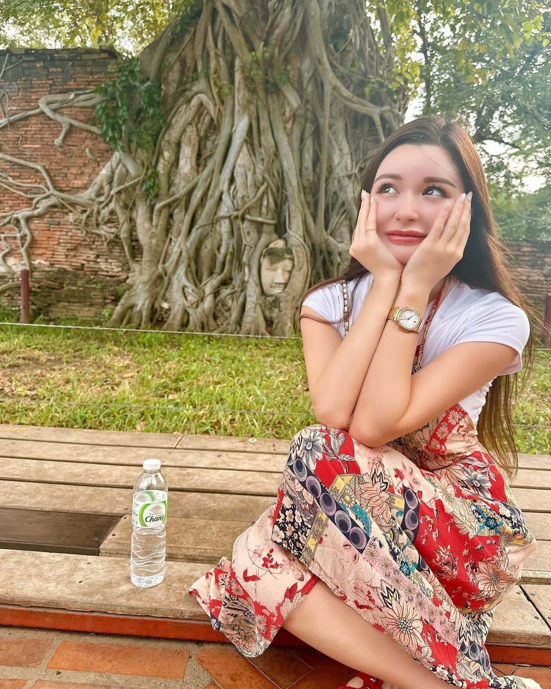 AMI（アミ）さんのインスタグラム写真 - (AMI（アミ）Instagram)「Ayutthaya ❤️  アユタヤに行っていろんな遺跡見てきたょ😌✨  #アユタヤ #アユタヤ遺跡 #アユタヤ観光 #タイ旅行 #バンコク #halfjapanese #ayutthaya #ayutthayatrip #bangkok #bangkokthailand」11月17日 20時09分 - amyypatton