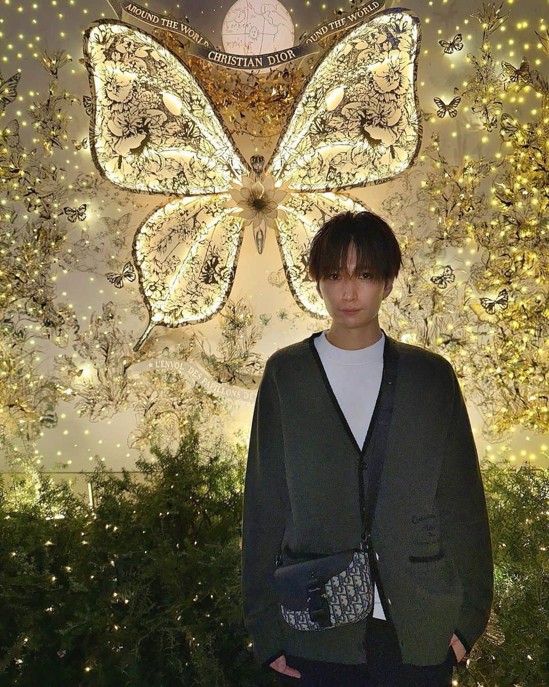 井深克彦のインスタグラム：「. 🦋　@dior  DIOR HOLIDAY POP-UP 2023 Omotesando Crossing Park 2023.11.18-12.25  #dior #diorholiday #diorholidaypopup」