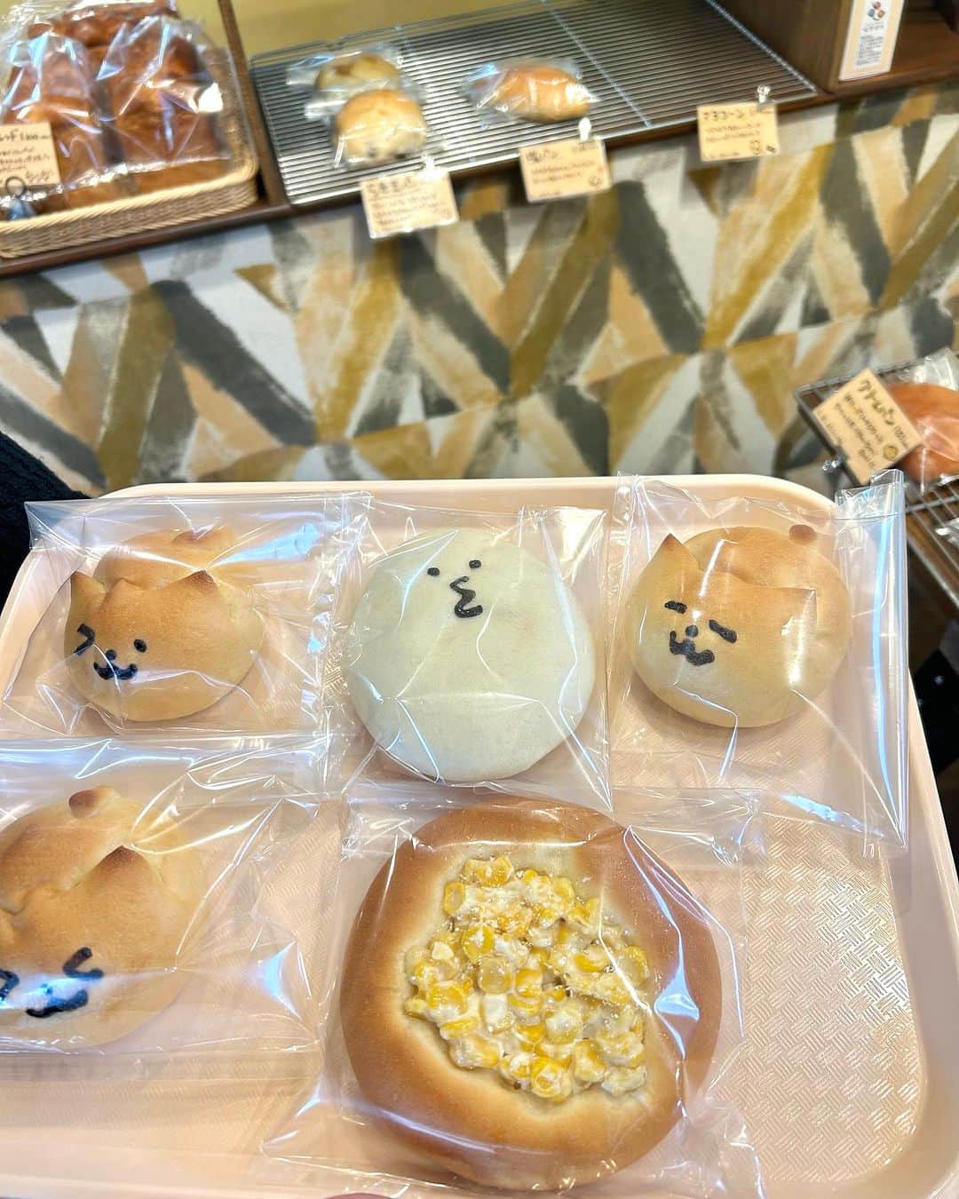 DJ MIYAさんのインスタグラム写真 - (DJ MIYAInstagram)「やっほぉです❤️おととい北海道・札幌で米粉パン専門店のもっちりふわふわパンの『フナサン米カリー』さんに行ってきましたぁぁ❤️  フナサン米カリーでは、米粉8割・小麦グルテン2割を使用したパンが25～30種類もあるの♡  PR @funasan.beikery  一昨日の帰りのフライト✈️でおやつにいただきましたぁ❤️  コーンパンも上空でいただきます❤️ つぶつぶコーン🌽がたっぷりーと乗ったふわっと仕上がったパン生地でとても美味しいねっ！  お店の公式キャラクター【おこめーず】ちゃんたちかわいかったよおお♡めっちゃ米粒の形をしているの*\(^o^)/*  あと【ねこぱん】もお顔がみんないろいろでとても可愛かったから食べてみました^_^ あっさりとしてコーヒーに合うー🎵身体に良さそうって感じられるから美容に気をつけている方にもおすすめ。  北海道札幌市豊平区月寒西１条９丁目９−６ SORAライブマーケット月寒　フナサン米カリー  #フナサン米カリー #パン屋さん #月寒中央 #月寒中央グルメ #豊平区 #豊平区グルメ #豊平区カフェ #札幌パン屋 #札幌テイクアウト #札幌パン #札幌市 #sapporo #北海道 #Hokkaido #札幌 #グルメ #グルメインフルエンサー #グルメインスタグラマー #インフルエンサー #インスタグラマー  #北海道米粉パン屋 #米粉パン屋 #米粉パン屋さん #北海道ベーカリー #ベーカリー #グルメ女子 #パン屋さん巡り #パン屋巡り #トラベラー」11月17日 20時57分 - dj_miya