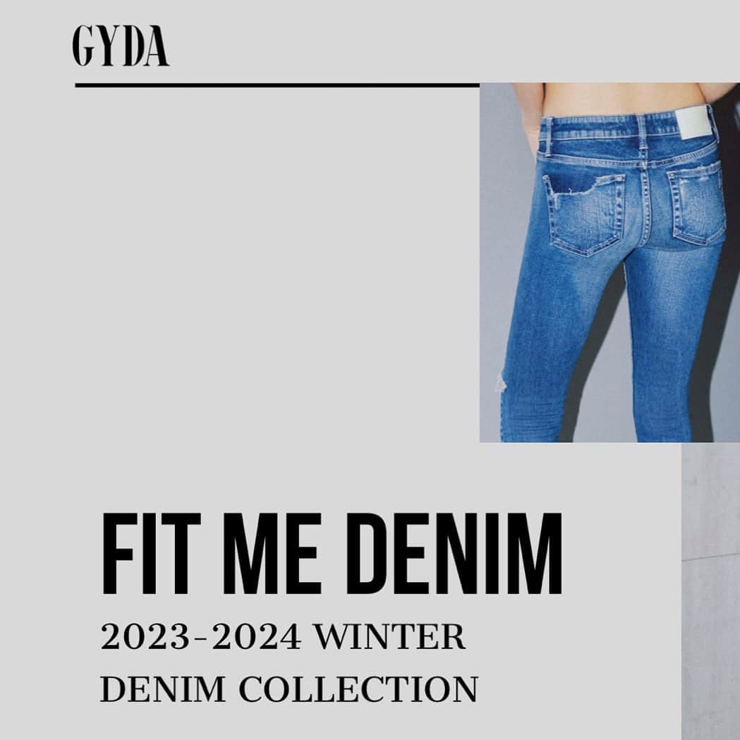 GYDAさんのインスタグラム写真 - (GYDAInstagram)「☑️ FIT ME DENIM —————————————————— 2023-2024 WINTER DENIM COLLECTION —————————————————— TOP(@gydajp)のURLからご覧頂けます❤︎ #GYDA#ジェイダ」11月17日 21時00分 - gydajp