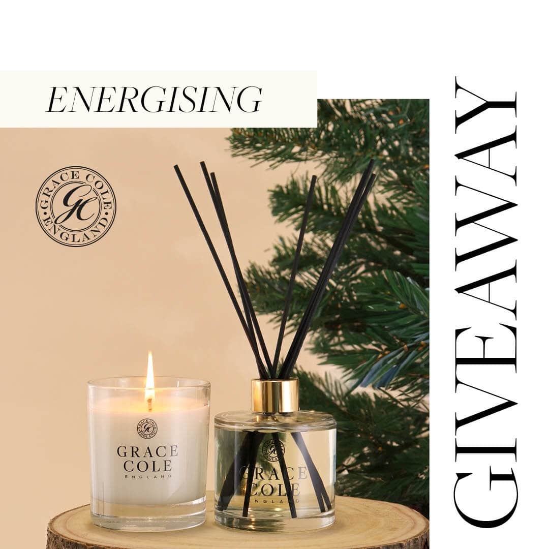 Grace Coleのインスタグラム：「FESTIVE GIVEAWAY 🎄✨⁠ ⁠ We're giving away 2 of our Home Fragrance Duos in the Nectarine Blossom & Grapefruit scent for one lucky winner!⁠ ⁠ Not only do the candle and diffuser make beautiful additions to any home, but the luminous and vibrant fragrance also features an energising blend of essential oils of Orange and Thyme to uplift and energise the soul...⁠ ⁠ To enter to win, all you have to do is:⁠ 1. Follow @gracecoleltd on Instagram⁠ 2. Like this post⁠ 3. Tag who you'd give the other set to⁠ (more tags = more entries)⁠ ⁠ T&Cs: Entry ends at midnight on 24th November. This competition is open to both Facebook and Instagram users on @gracecoleltd.⁠ Any fake accounts attempting to ask for your details are not us and we kindly request that you report & block these accounts.」