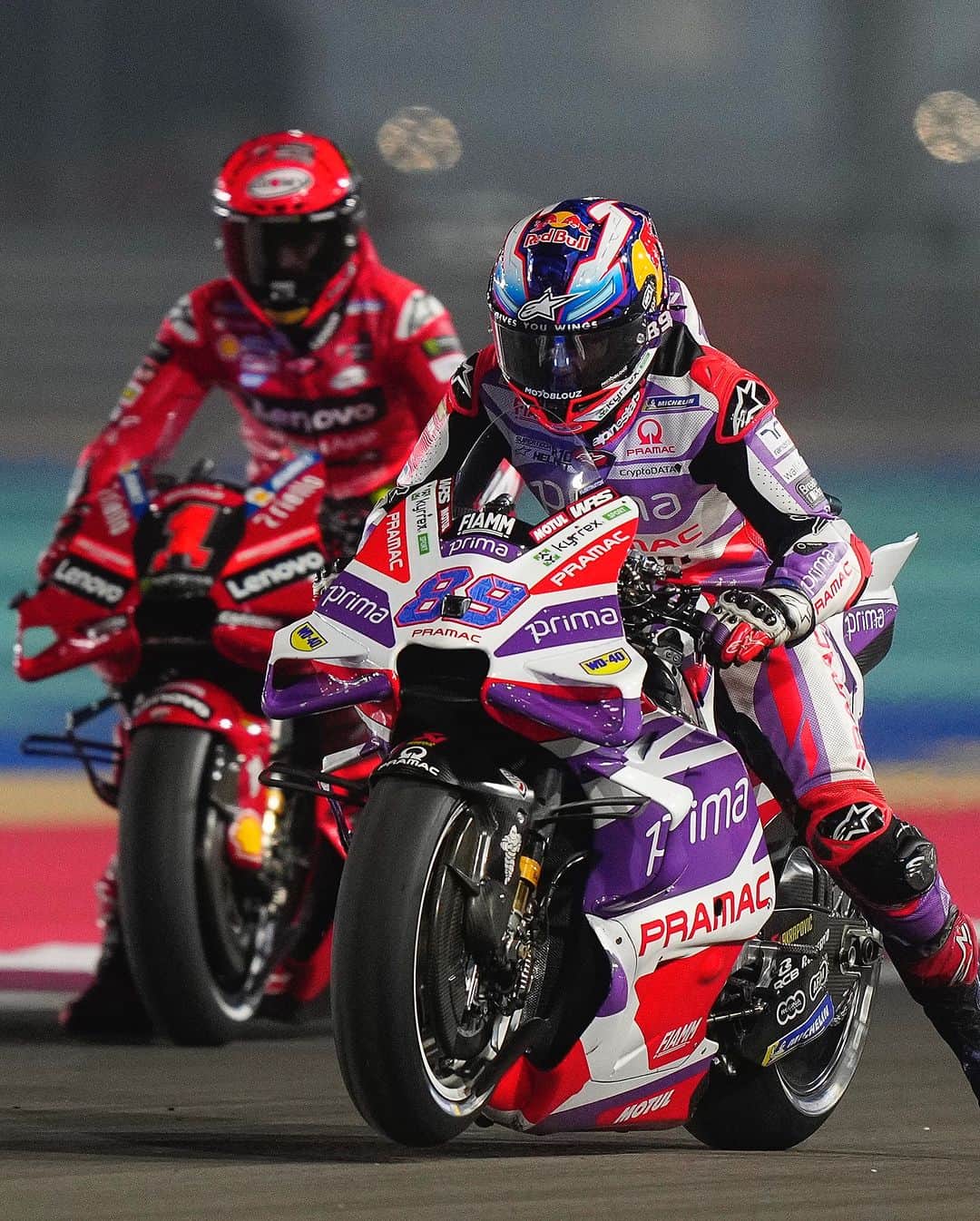 MotoGPのインスタグラム：「#QatarGP 🇶🇦 Day 1 done and dusted ✅  #PECCOvsMARTIN #TeamPECCO #TeamMARTIN #MotoGP #Motorsport #Racing」