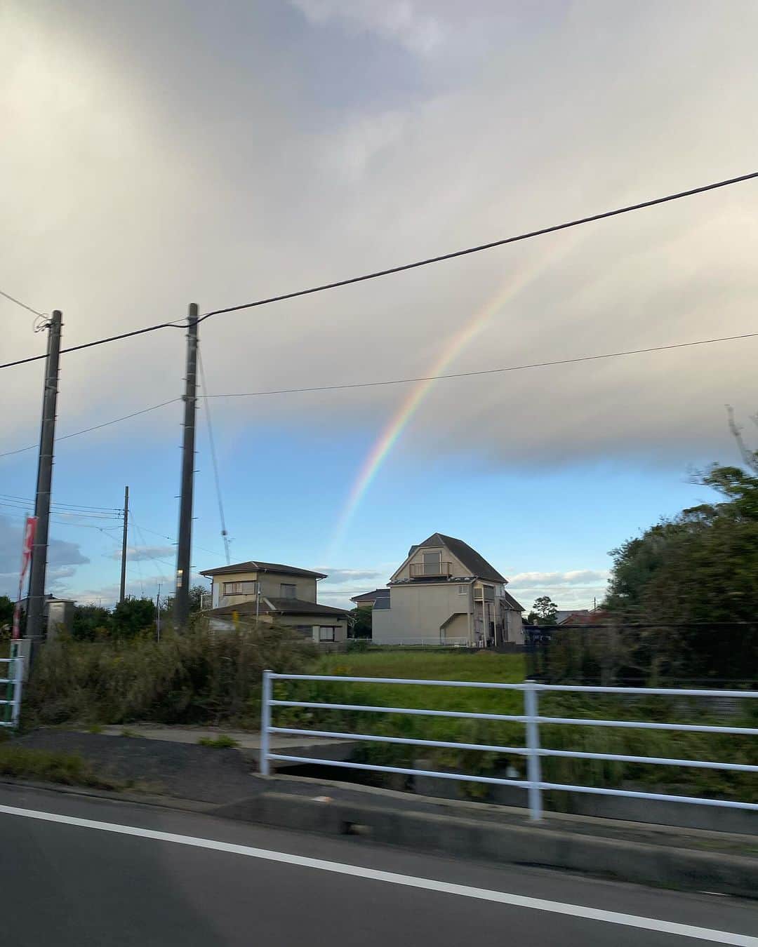 高橋文樹さんのインスタグラム写真 - (高橋文樹Instagram)「虹が！」11月18日 7時04分 - takahashifumiki