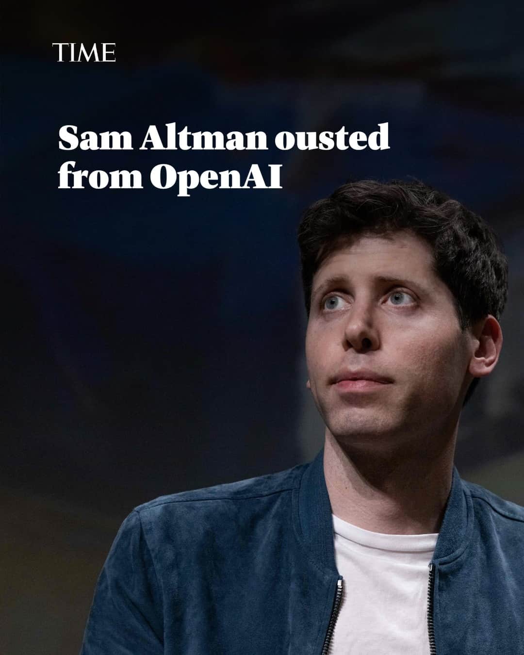 TIME Magazineのインスタグラム：「OpenAI has announced that CEO and co-founder Sam Altman will immediately leave his role leading the company and step down from its board of directors.  Altman was not “consistently candid in his communications with the board, hindering its ability to exercise its responsibilities,” leading to the board losing confidence in his ability to lead the company, according to the announcement in a blog post on Nov. 17.   Link in bio.   Photograph by Joel Saget—AFP/Getty Images」