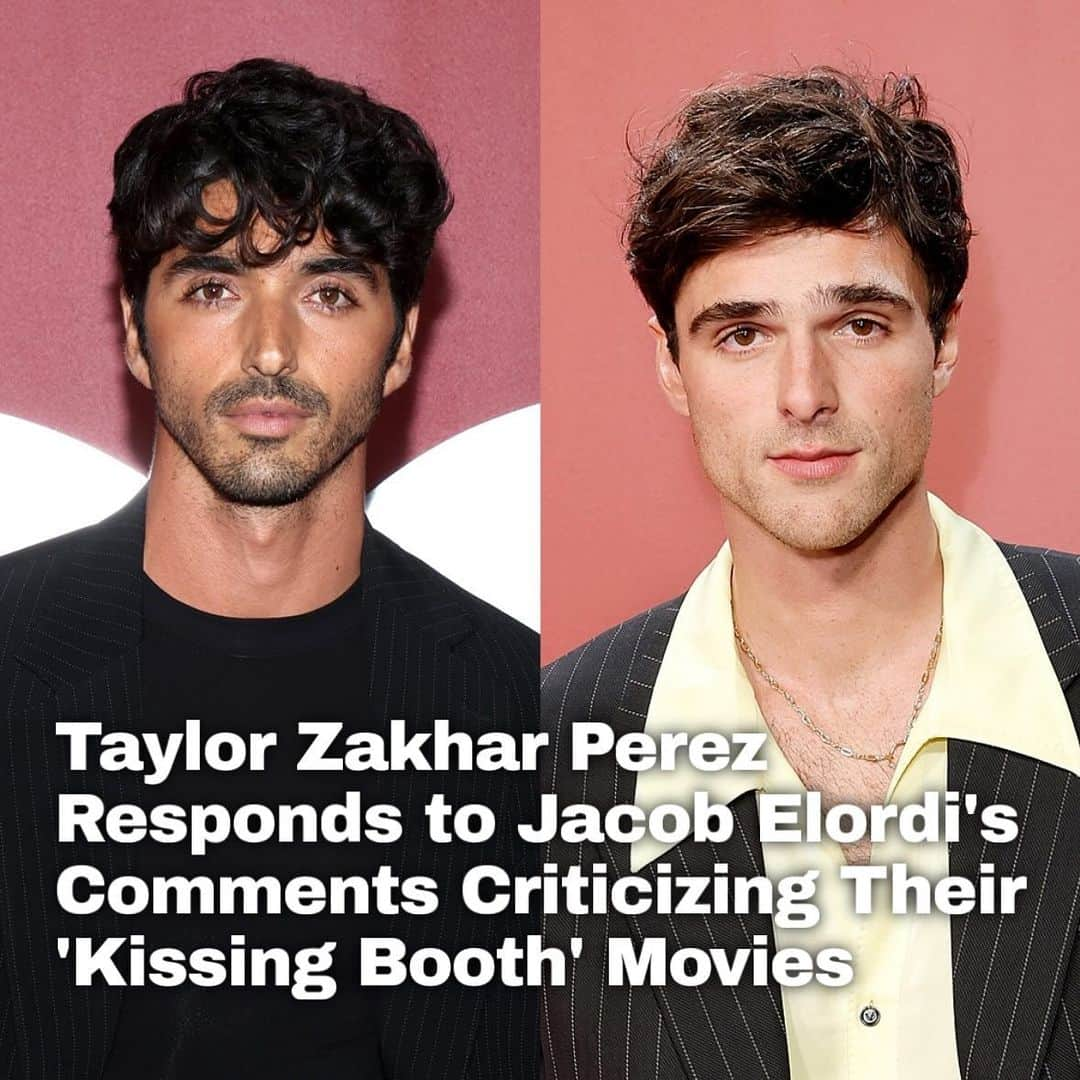 Just Jaredさんのインスタグラム写真 - (Just JaredInstagram)「Taylor Zakhar Perez has a thoughtful response to the comments Jacob Elordi made about their “Kissing Booth” movies. He spoke out on Thursday night while attending the same event as Jacob. Head to the LINK IN BIO to read everything. #TaylorZakharPerez #JacobElordi Photos: Getty」11月18日 7時36分 - justjared