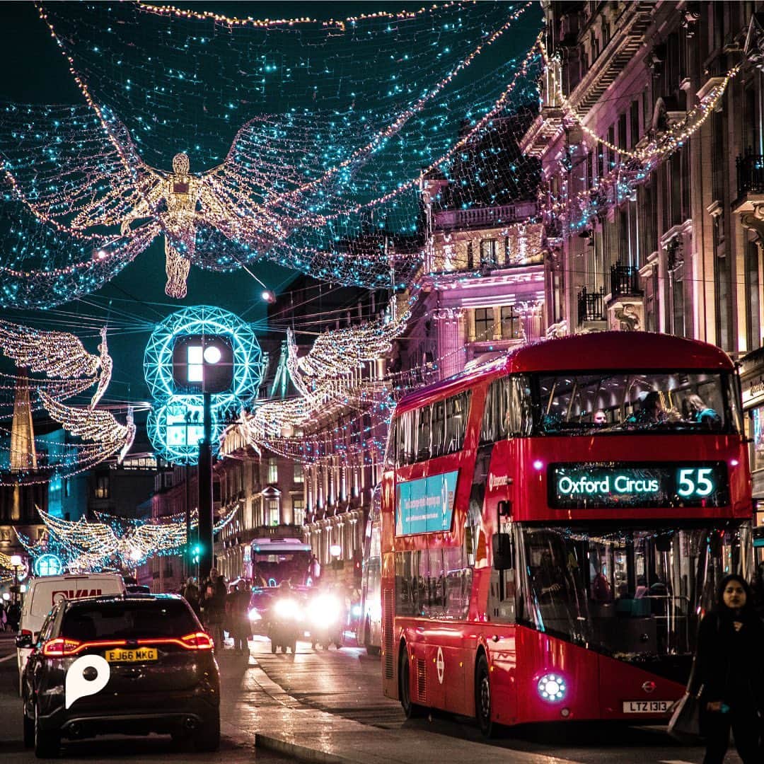 PicLab™ Sayingsのインスタグラム：「Our November Trip of the Month. 🇬🇧🎄❤️ There is nothing like London during the holidays. What better way to experience the city’s festive spirit than aboard a vintage double-decker Routemaster? Count us in. 🙋‍♂️ Check out our link in bio to book this trip and experience it yourself.」