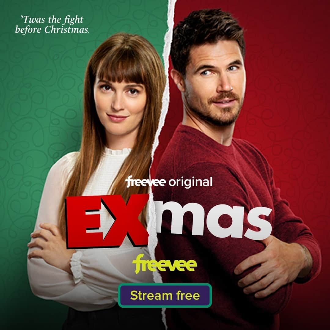 BuzzFeedのインスタグラム：「EXmas starring Leighton Meester & Robbie Amell is now streaming for FREE on Freevee! #EXmasOnFreevee @amazonfreevee」